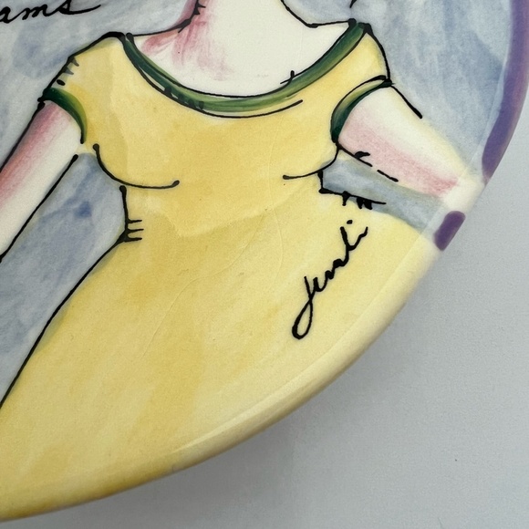 Dream Big Ceramic Decorative Plate by Julia Junkin - Picture 2 of 7